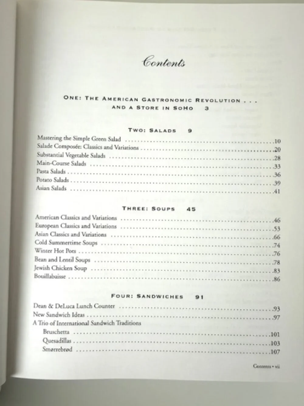 The Dean & Deluca Cookbook - First Hardcover Edition